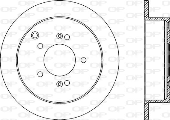 OPEN PARTS Тормозной диск BDR2174.10